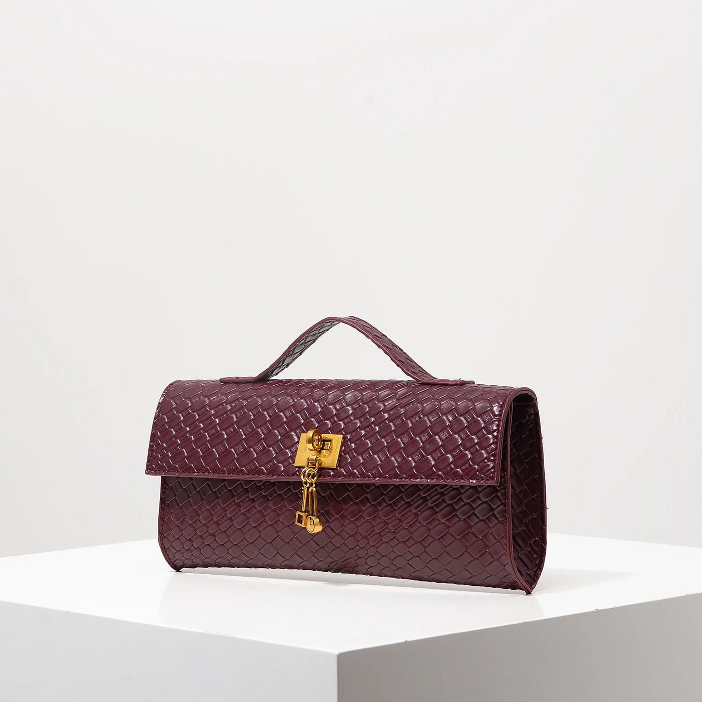 Vintage Bag Bolsos Para Mujer Burgundy Purse Work Bag Women Christmas Bag