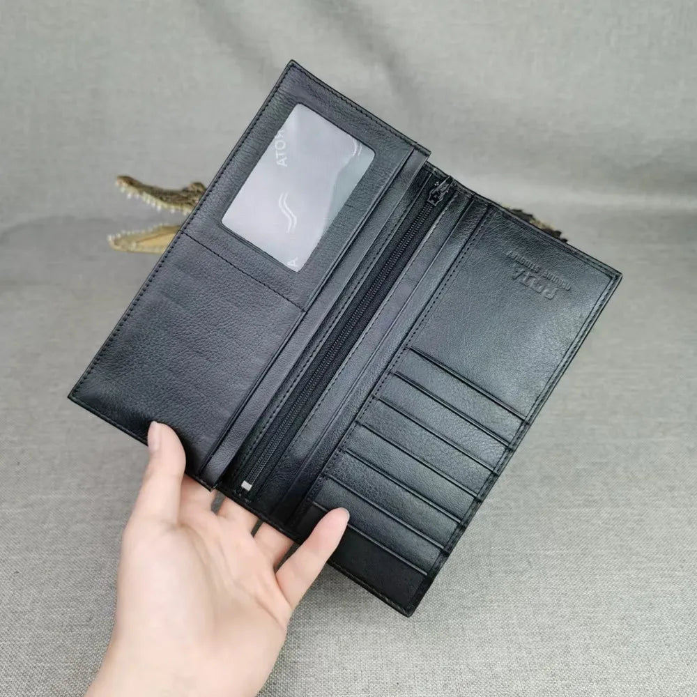 Genuine Stingray Leather Bi-Fold Wallet for Men