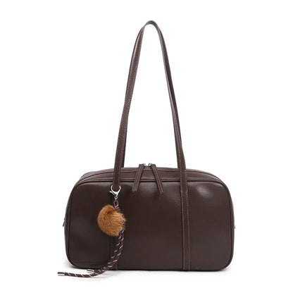 Women's Genuine Cowhide Leather Shoulder Bag