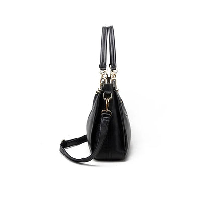 Genuine Leather Tassel Women's Shoulder Bag – Luxury Hobo Handbag with Crossbody Strap