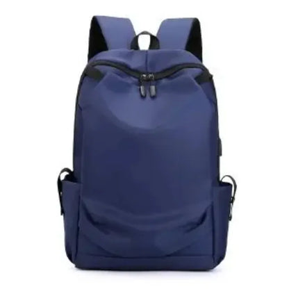 Men's Waterproof Laptop Backpack with USB Charging Port
