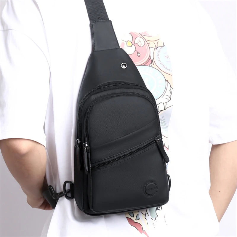 Men's Sling Chest Bag – Lightweight Multi-Pocket Crossbody
