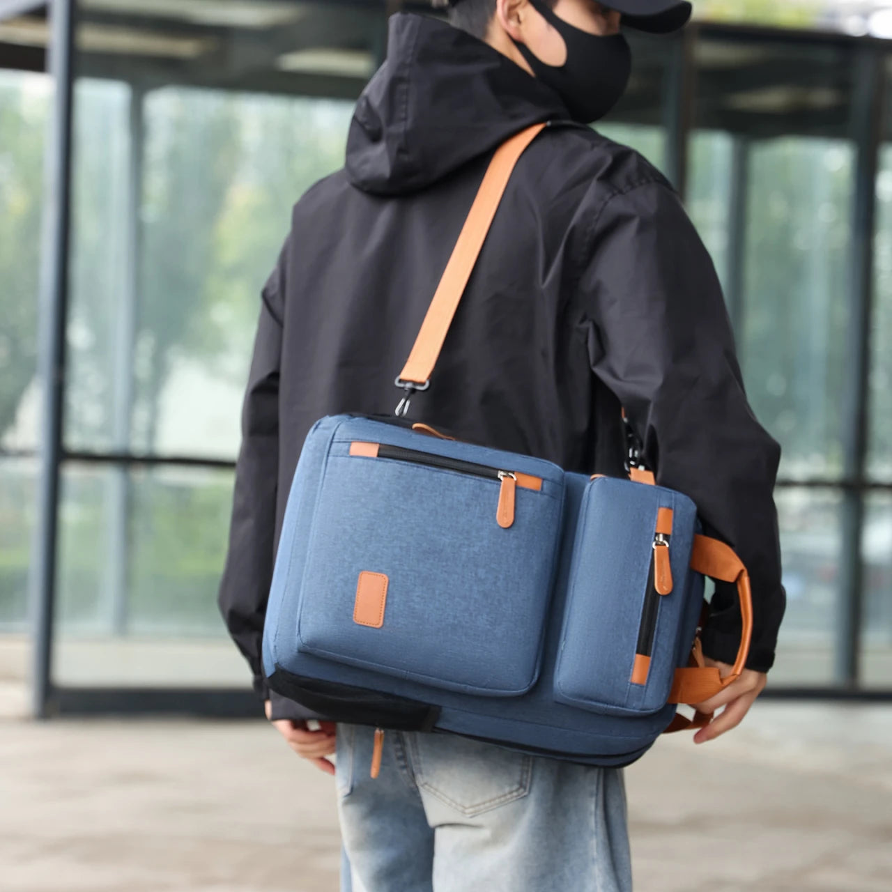 Men's Anti-Theft Waterproof Laptop Backpack 15.6 Inch