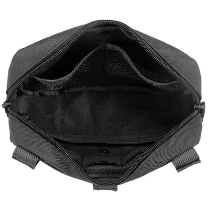 Tactical MOLLE Admin Pouch – Laser-Cut EDC Tool Bag with Flag Patch