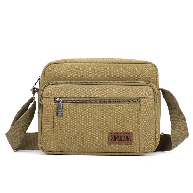 Men's Shoulder Crossbody Bag Multi-Compartment
