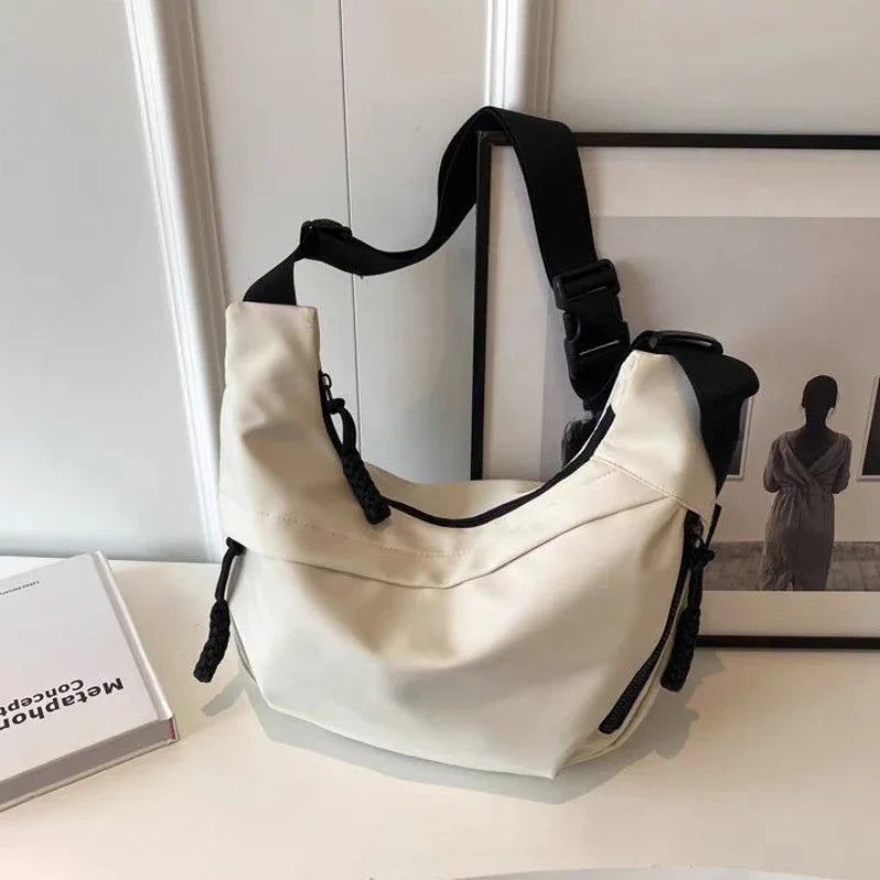 Nylon Hobo Crossbody Bag for Women