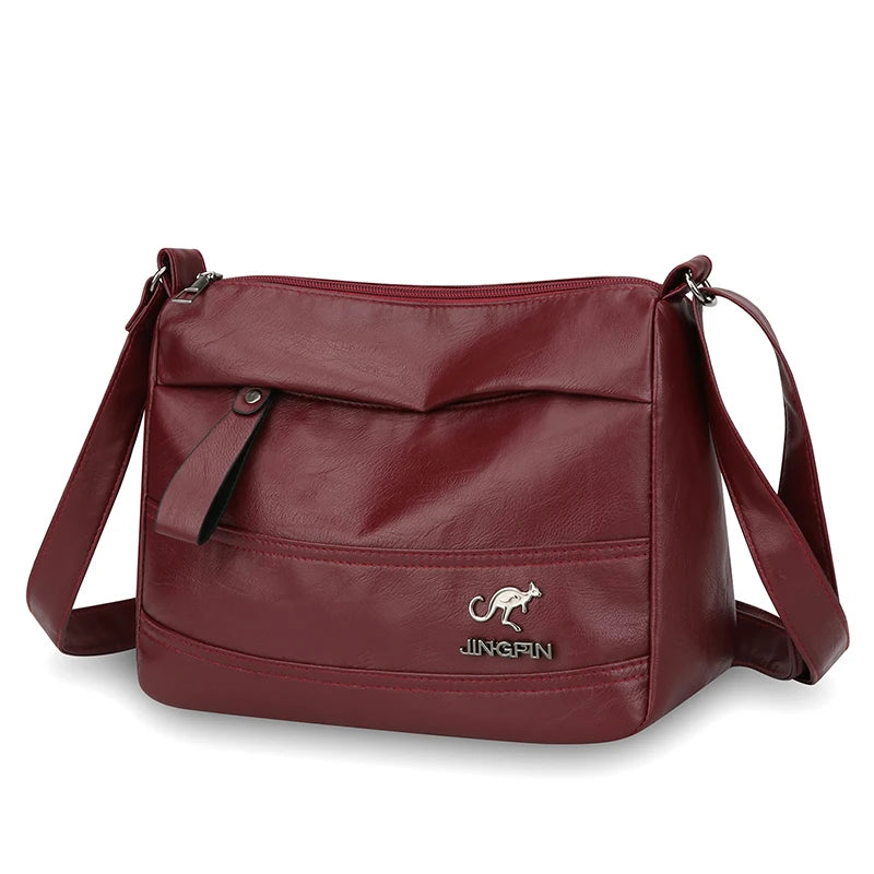 Women's PU Leather Crossbody Shoulder Bag
