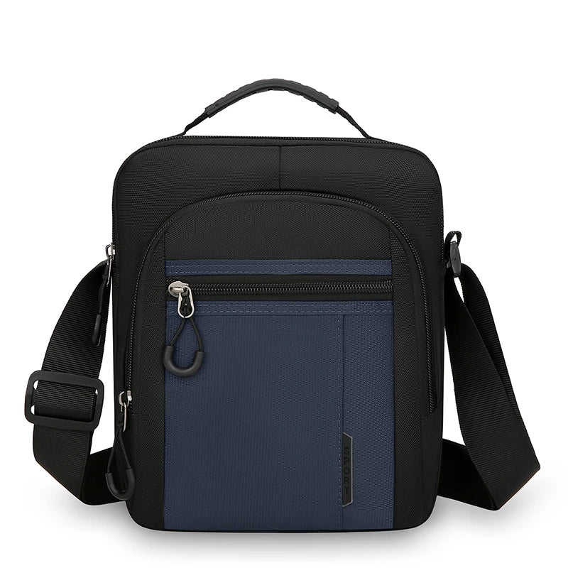 Men's Waterproof Shoulder Bag – Multi-Pocket Outdoor Crossbody