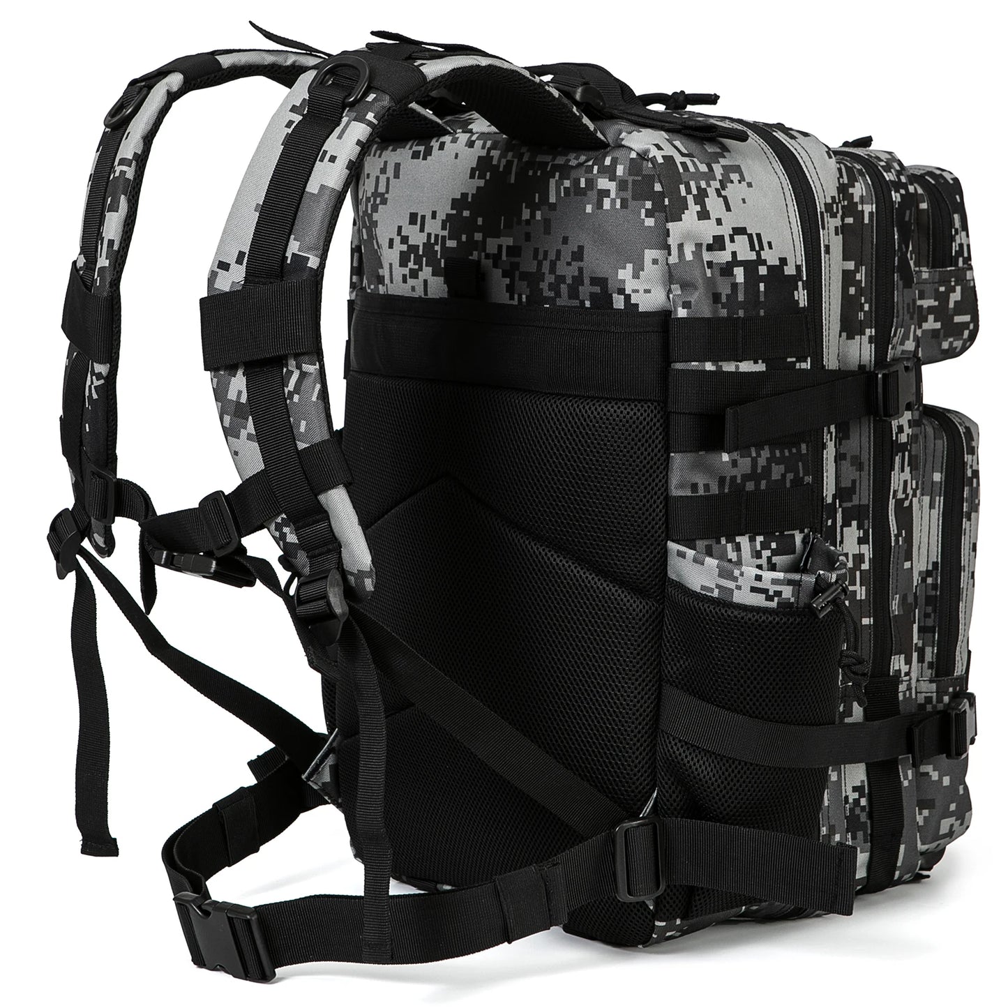 45L Tactical Backpack with Bottle Holder – MOLLE Rucksack for Men