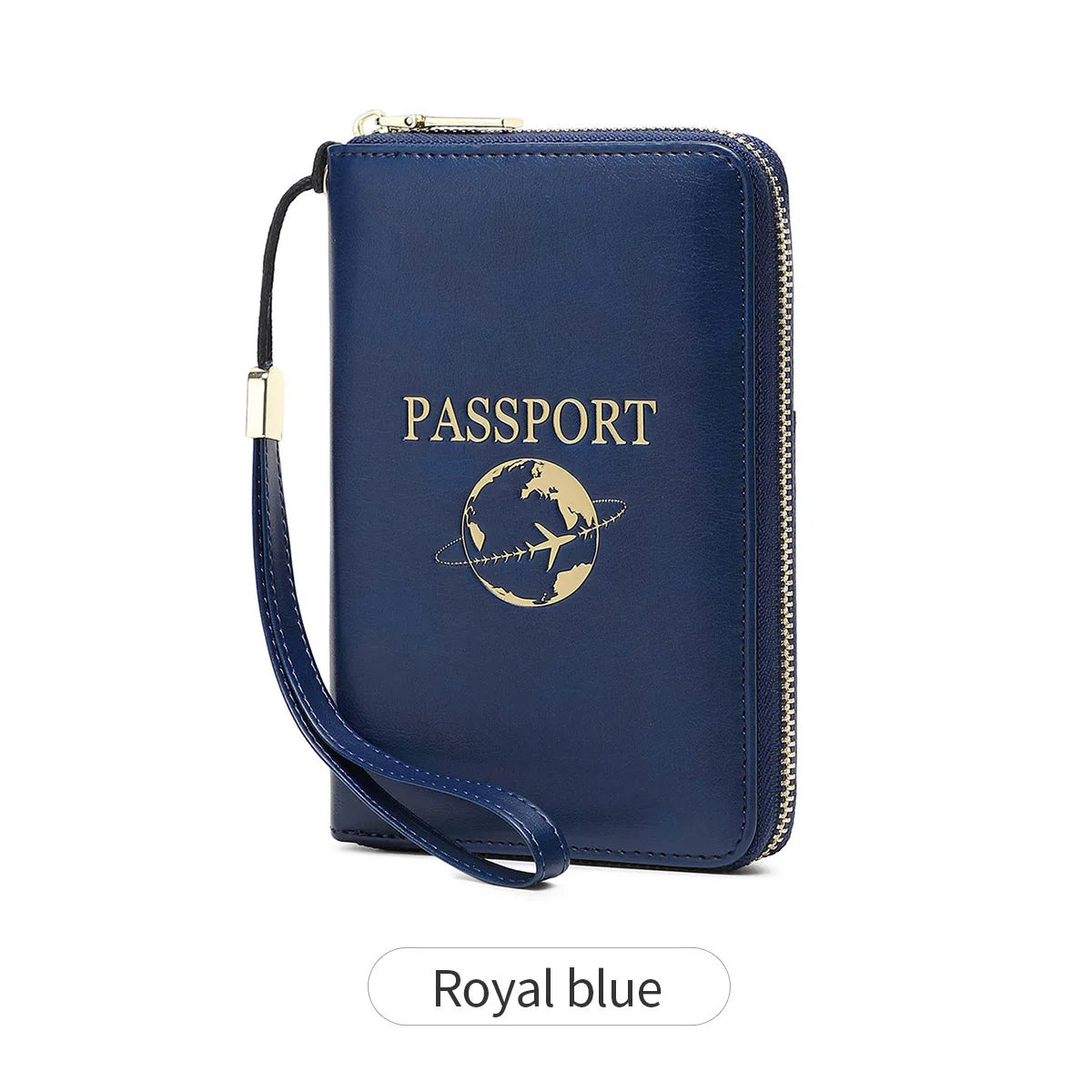 RFID Blocking Passport Holder & Travel Wallet – Credit Card Bag for Women & Men