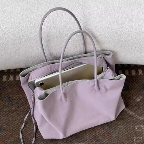 Women's Waterproof Nylon Tote Bag – Large Laptop Commuter Bag