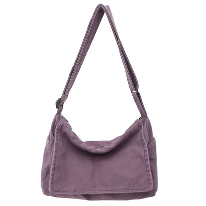Large Capacity Flap Crossbody Bag with Adjustable Strap
