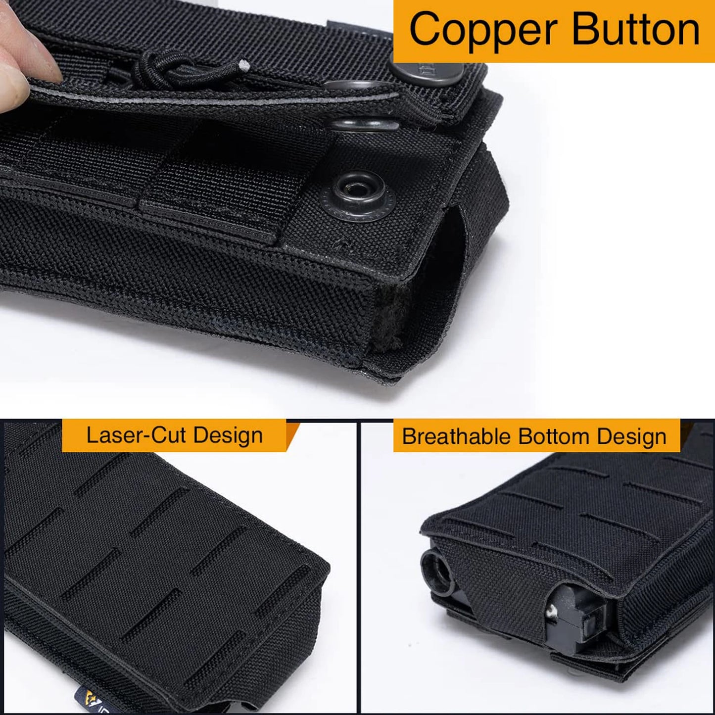 Tactical MOLLE Magazine Pouch – Open-Top Single Mag Holder