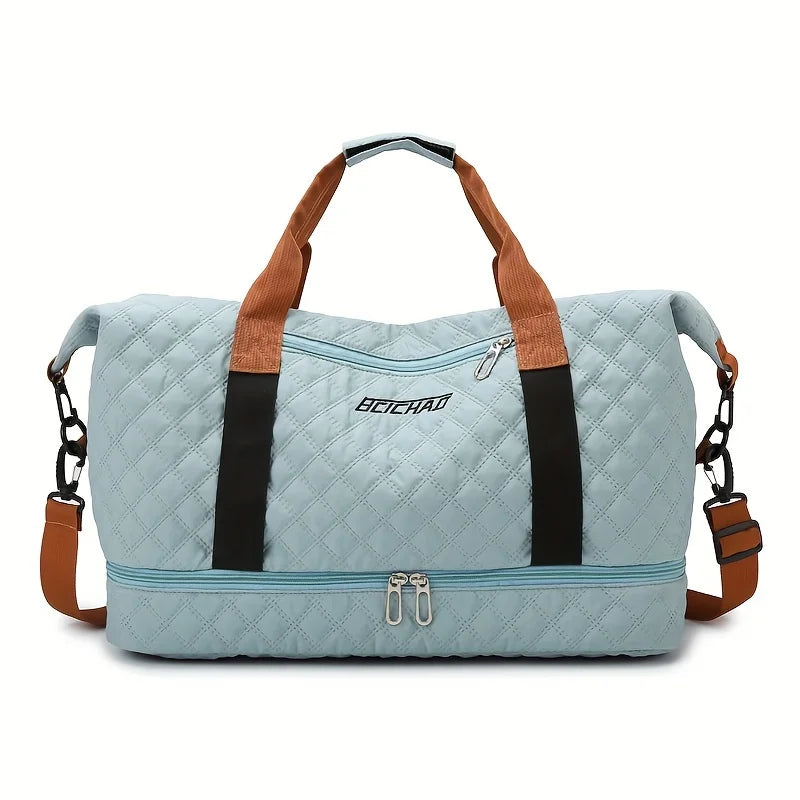 Travel Duffle Bag with Shoe Compartment – Large Weekender