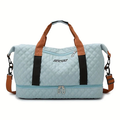 Travel Duffle Bag with Shoe Compartment – Large Weekender
