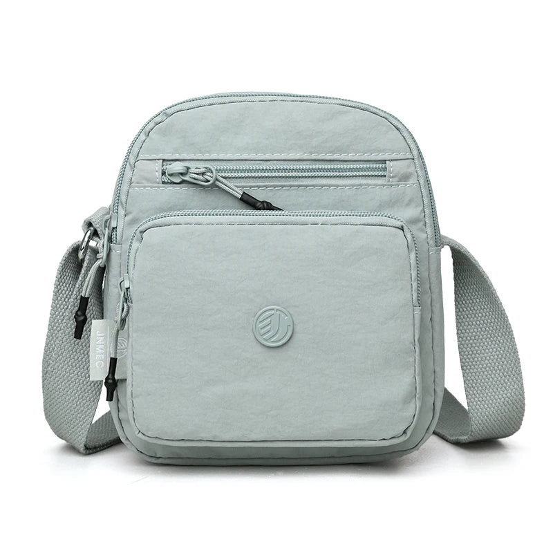 Women's Crossbody Shoulder Bag – Lightweight Oxford Multi-Pocket Purse for Travel & Business