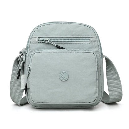 Women's Crossbody Shoulder Bag – Lightweight Oxford Multi-Pocket Purse for Travel & Business