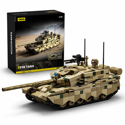 Military Army Tank MOC Building Blocks Set with Soldier Figures