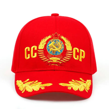 CCCP USSR Baseball Cap – Russian Emblem Embroidery Snapback
