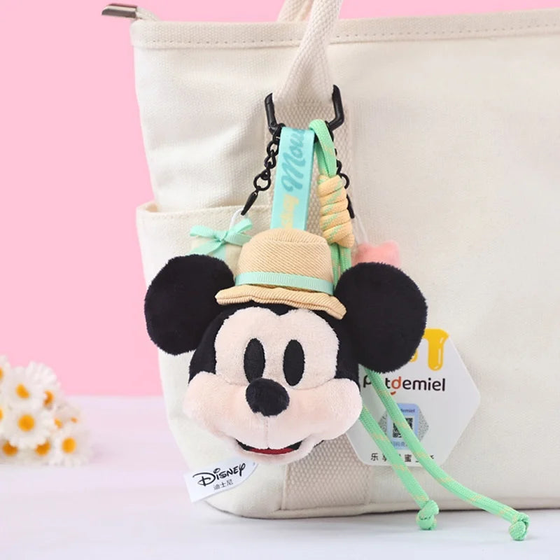 Mickey & Friends Plush Keychain Pendant – Cute Stuffed Doll