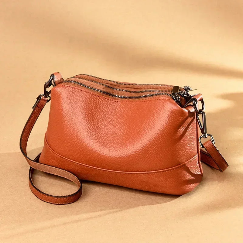 Genuine Leather Crossbody Bag for Women – Luxury Shoulder Purse