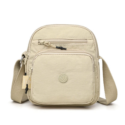 Women's Crossbody Shoulder Bag – Lightweight Oxford Multi-Pocket Purse for Travel & Business