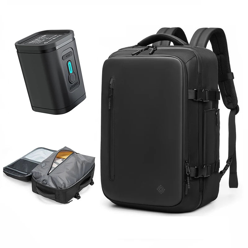 Vacuum Compression Travel Backpack – 16" Laptop, Waterproof, Business & Outdoor