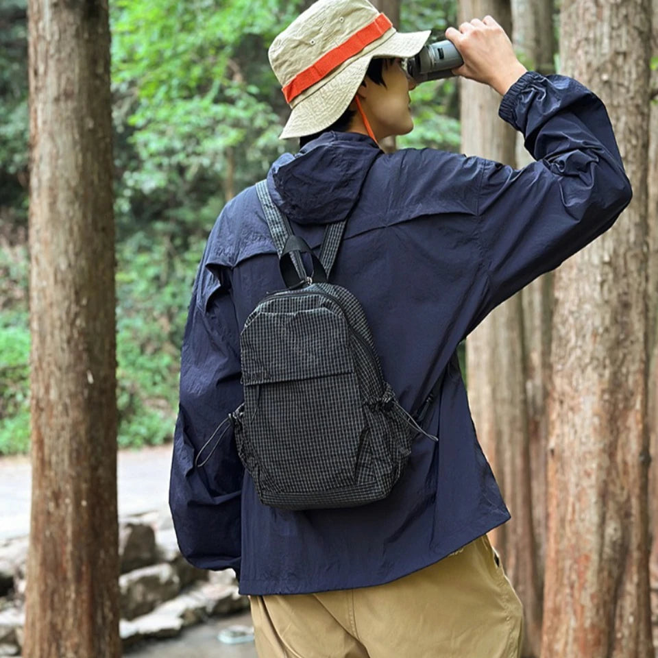 2-in-1 Convertible Hiking Backpack & Shoulder Bag – Water-Resistant, Unisex