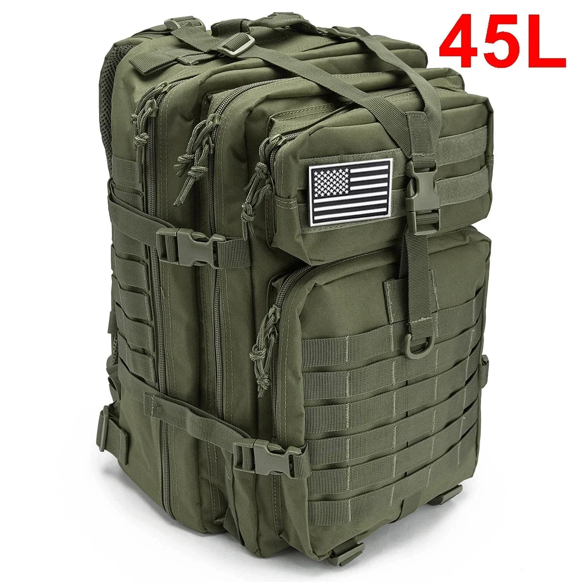 Tactical MOLLE Backpack 30L/50L – 3P Assault Pack for Hiking & Hunting