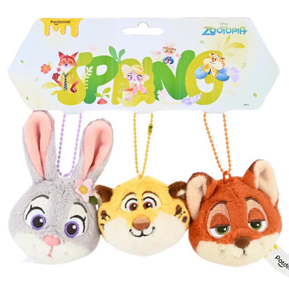 Zootopia Plush Keychain Doll – Cute Bag Charm Pendant