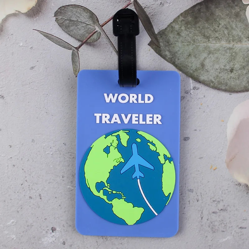 Silicone Luggage Tag – Colorful PVC Travel Bag ID Holder