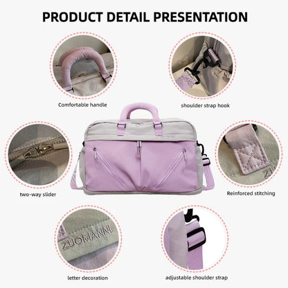 Sports Duffel Bag with Shoe Compartment – Travel & Gym
