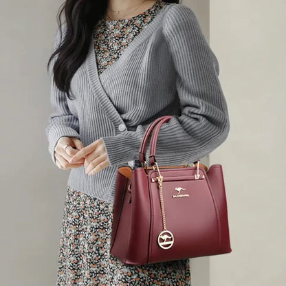 Large Capacity Leather Tote Bag for Women
