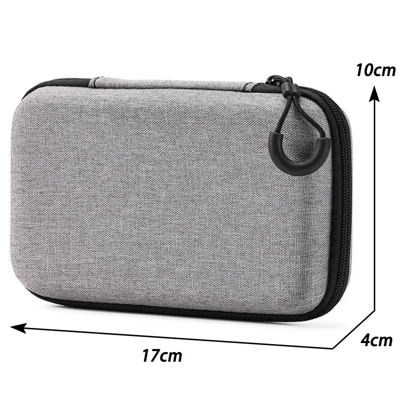 Mini Earbud & Cable Organizer Case – Portable Digital Storage Bag