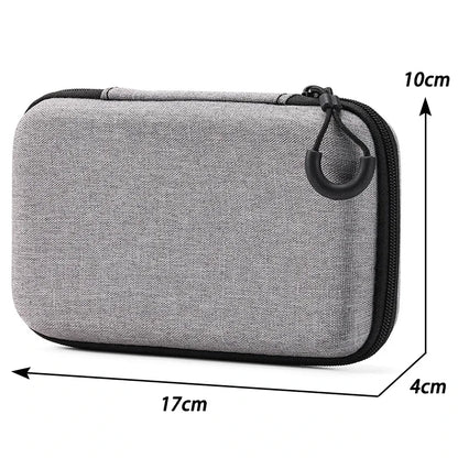 Mini Earbud & Cable Organizer Case – Portable Digital Storage Bag