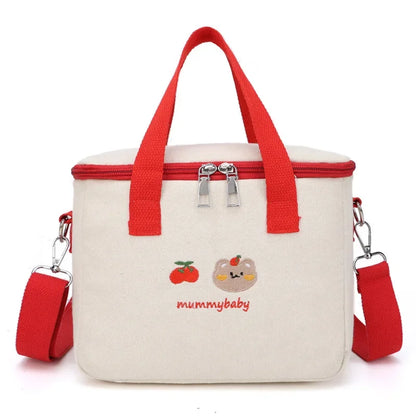 Cute Bear Insulated Lunch Bag – Kids & Family Cooler Tote