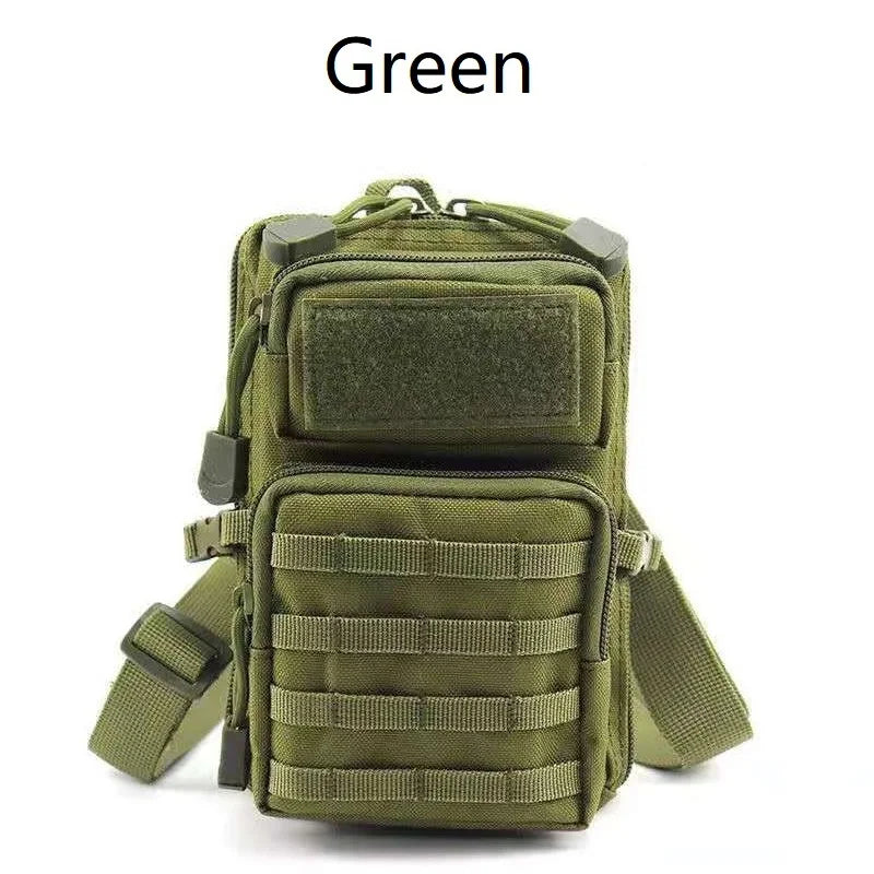 Tactical MOLLE Sling Bag – Waterproof Outdoor Shoulder Pouch for Hiking & Travel