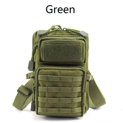 Tactical MOLLE Sling Bag – Waterproof Outdoor Shoulder Pouch for Hiking & Travel