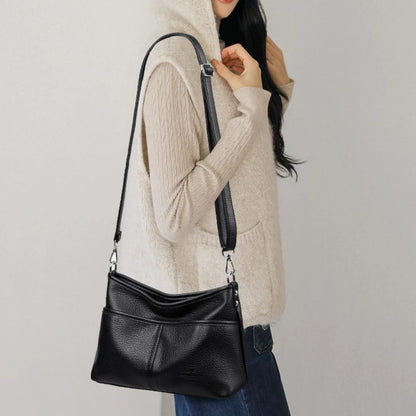 Women's Soft Leather Crossbody Shoulder Bag