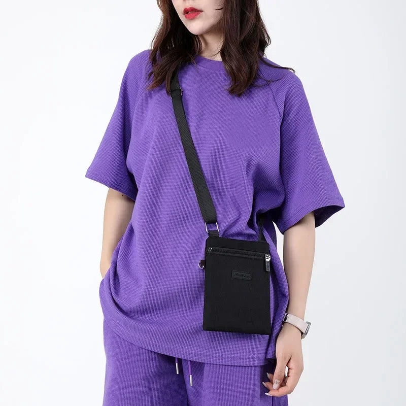 Canvas Mini Nylon Phone Zero Version Mobile Sweet Korean Bag Neck Versatile Fresh Shoulder Girl