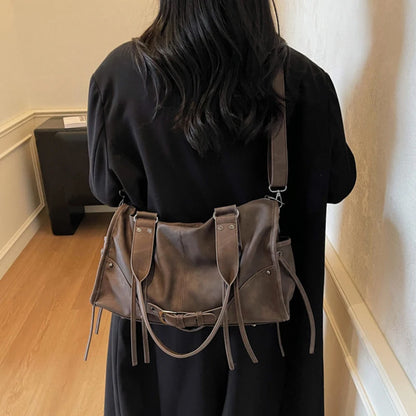 Women's Large Tote Bag Waterproof Nylon Multi-Layer Commuter