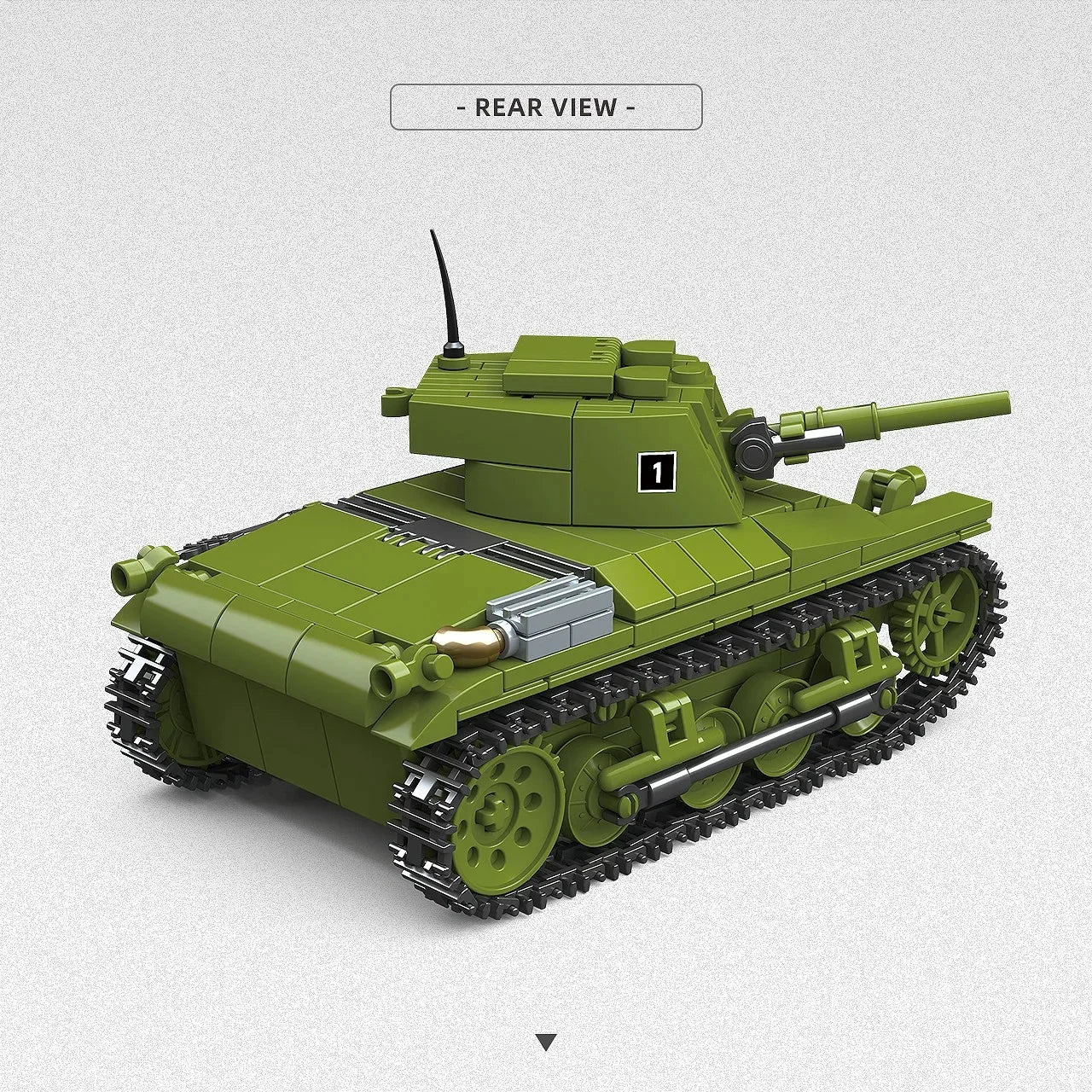 M22 Light Tank Building Block Set – Military Army Brick Model Kit