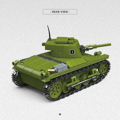 M22 Light Tank Building Block Set – Military Army Brick Model Kit
