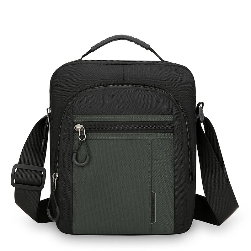 Men's Waterproof Shoulder Bag – Multi-Pocket Outdoor Crossbody