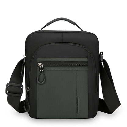 Men's Waterproof Shoulder Bag – Multi-Pocket Outdoor Crossbody