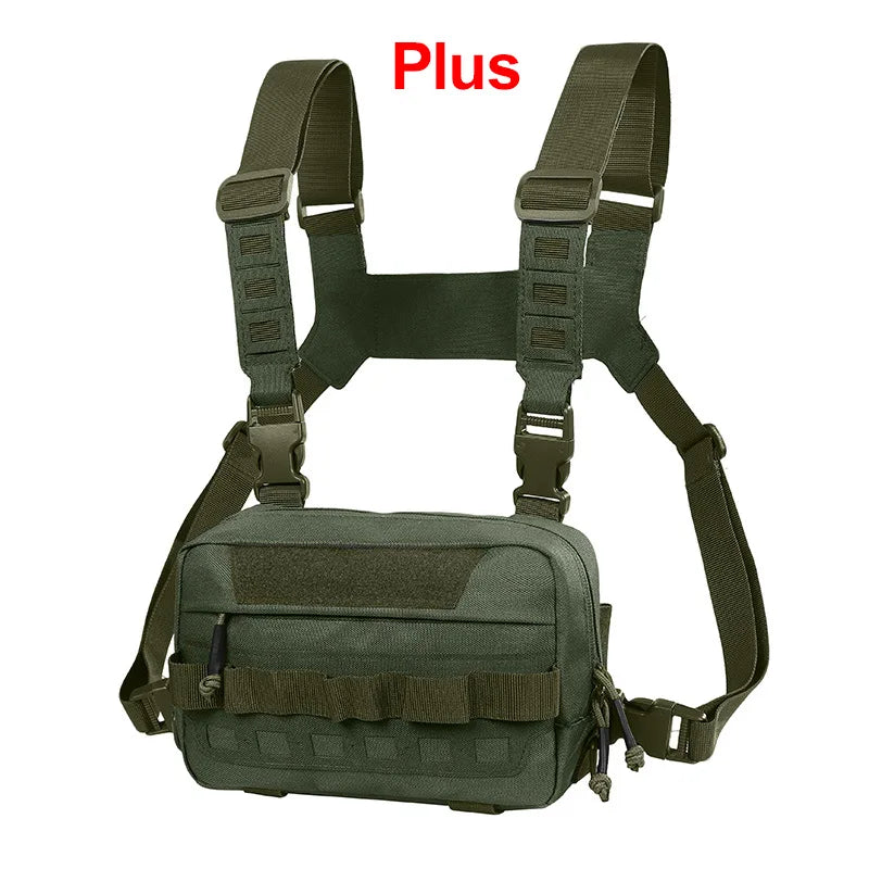 Tactical Chest Rig Bag – Fishing Lure & Outdoor Hiking Vest Pack