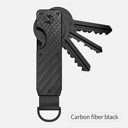 Compact Aluminum Key Organizer Holder – Smart Keychain