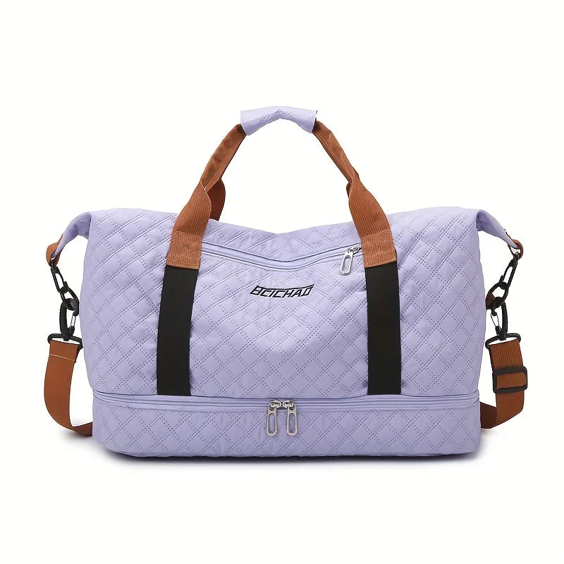 Travel Duffle Bag with Shoe Compartment – Large Weekender