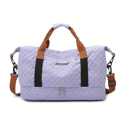 Travel Duffle Bag with Shoe Compartment – Large Weekender