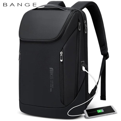 Bange Men's Waterproof Laptop Backpack 15.6" – Large Capacity Business Bag